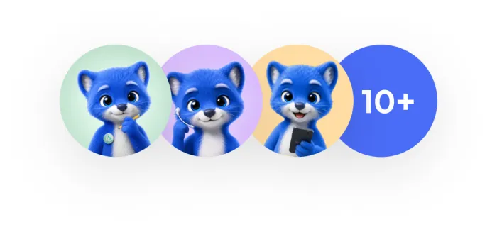 Avatars des agents IA